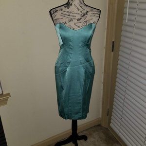 Nicole Miller Collection Strapless Cocktail Dress